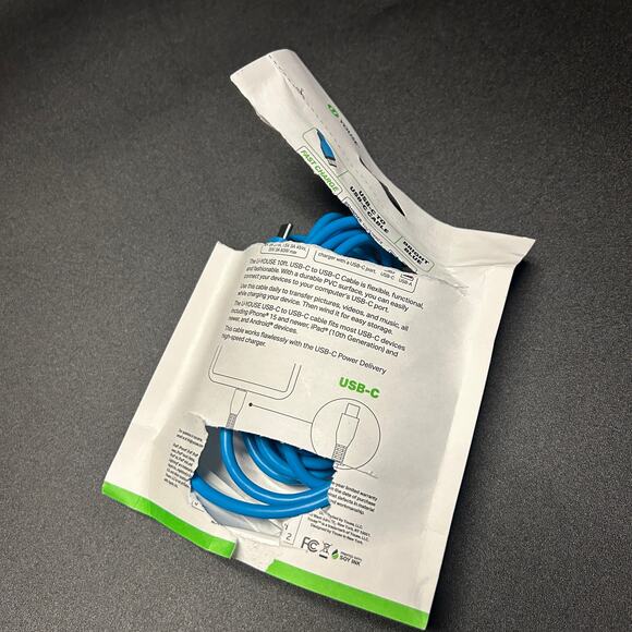 New Youse 10 Foot USB-C to USB-C Cable - Picture 2 of 2